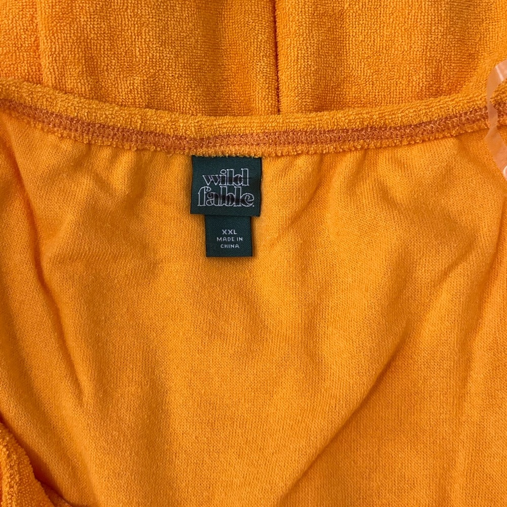 Wild Fable Orange Halter Romper Swim Cover Up Size: XXL - Picture 4 of 4
